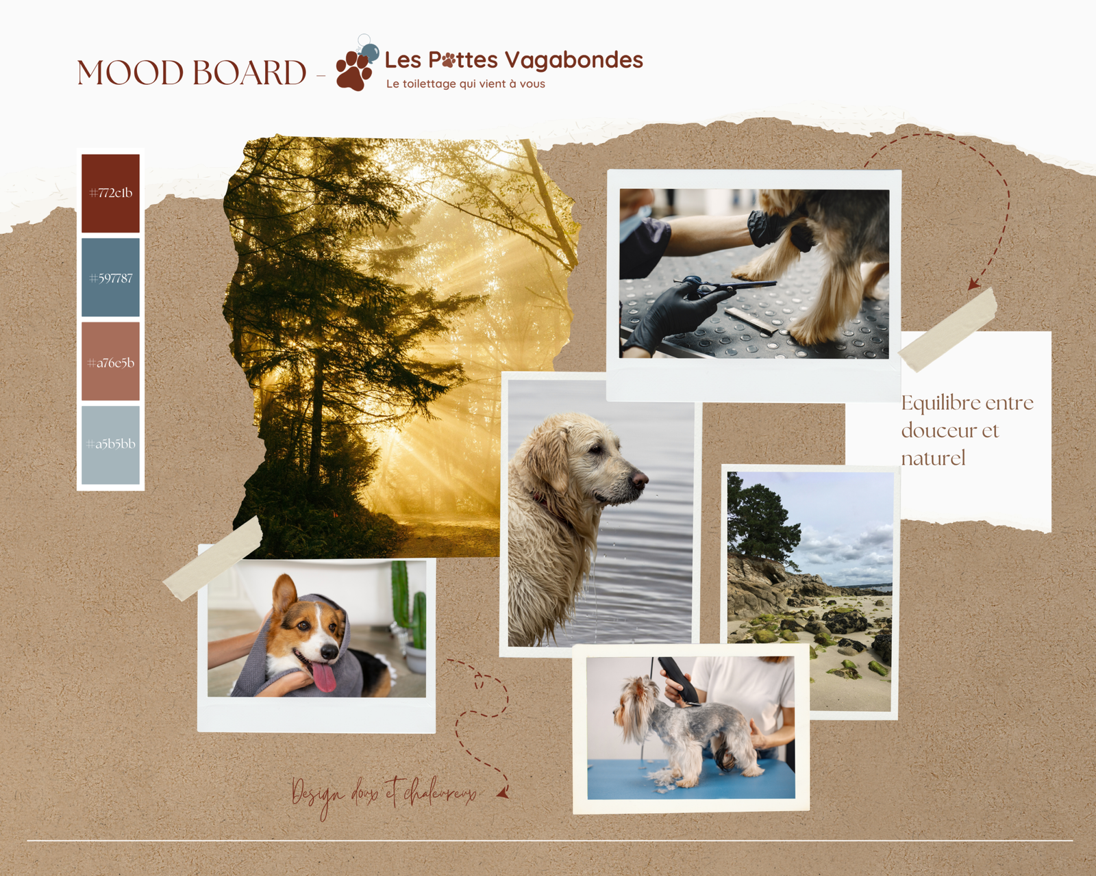 moodboard les pattes vagabondes